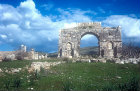 Triumphal arch of Caligula, constructed 217 AD, Volubilis, Morocco